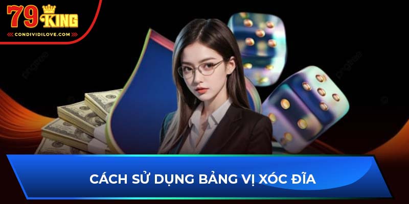 Cách sử dụng bảng vị xóc đĩa 